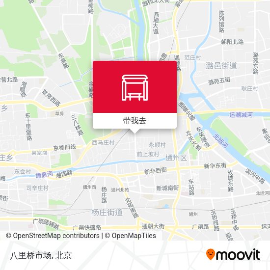 八里桥市场地图