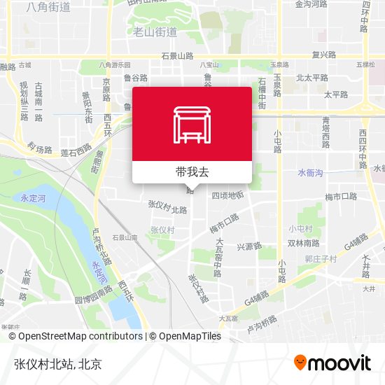 张仪村北站地图