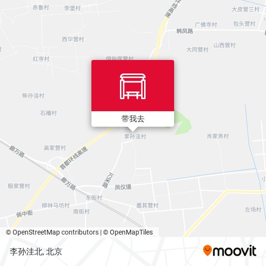 李孙洼北地图