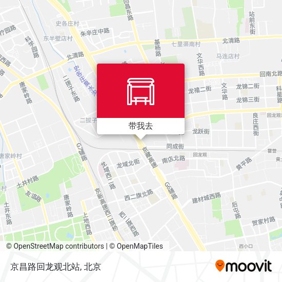 京昌路回龙观北站地图