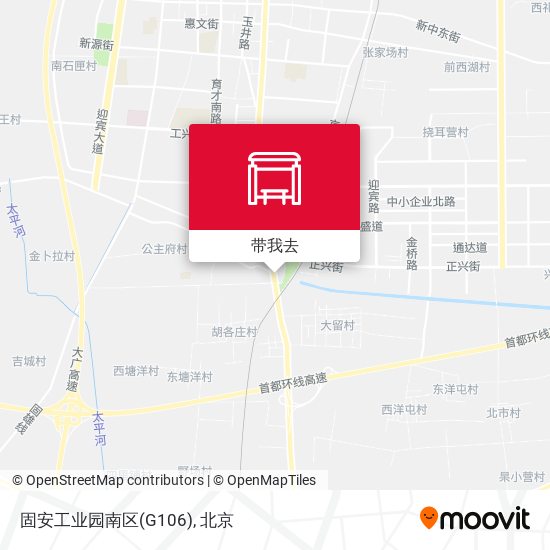 固安工业园南区(G106)地图