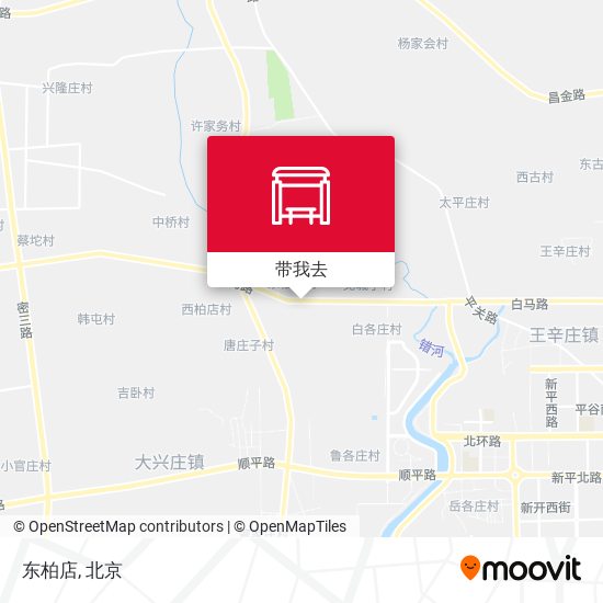 东柏店地图