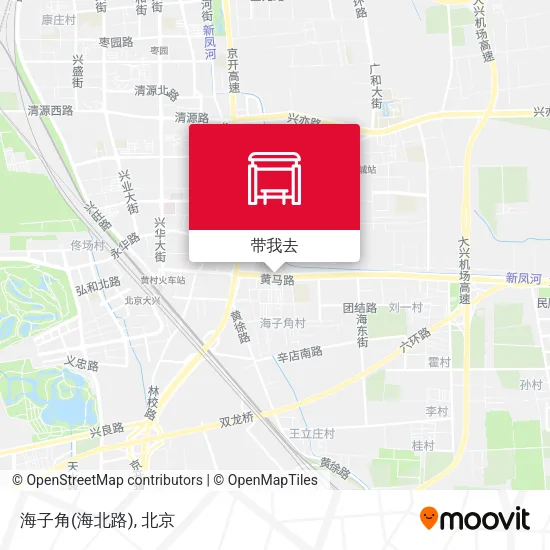海子角(海北路)地图