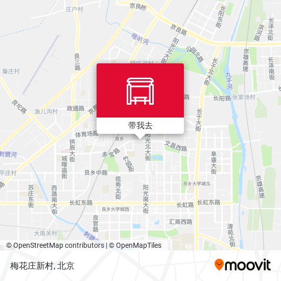 梅花庄新村地图
