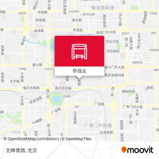 北蜂窝路地图