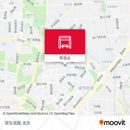 望京花园地图
