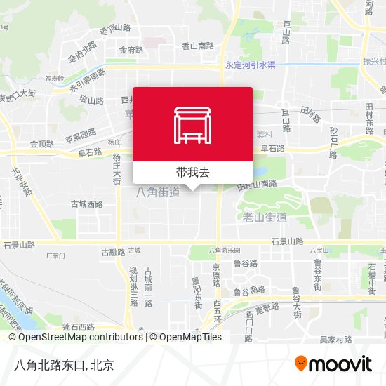 八角北路东口地图