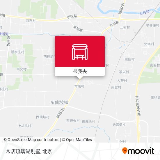 常店琉璃湖别墅地图
