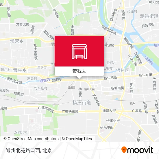 通州北苑路口西地图