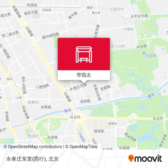 永泰庄东里(西行)地图