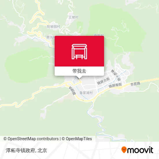 潭柘寺镇政府地图