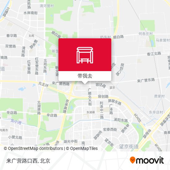 来广营路口西地图