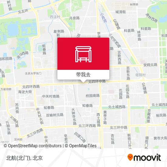 北航(北门)地图