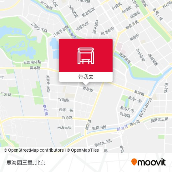 鹿海园三里地图