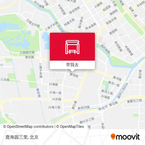 鹿海园三里地图