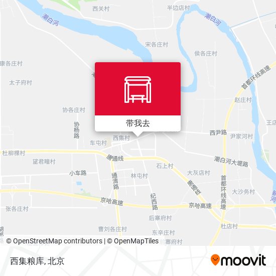 西集粮库地图