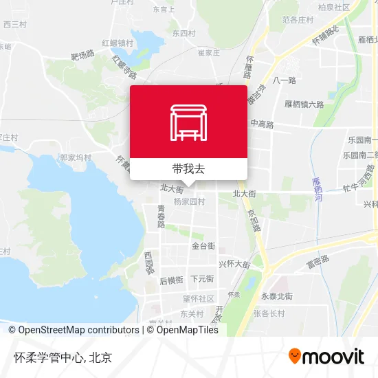 怀柔学管中心地图