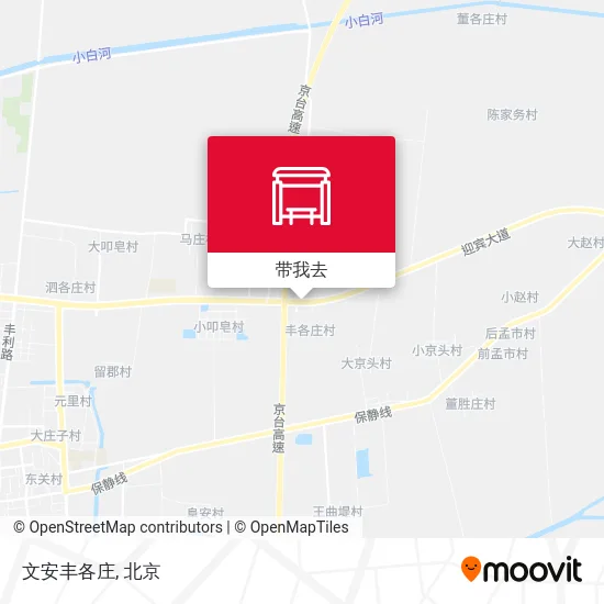 文安丰各庄地图