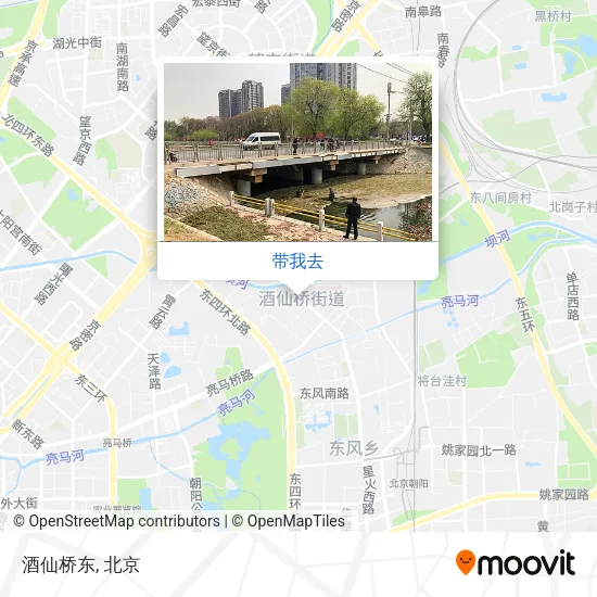 酒仙桥东地图