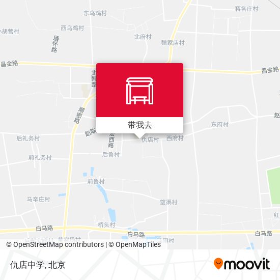 仇店中学地图