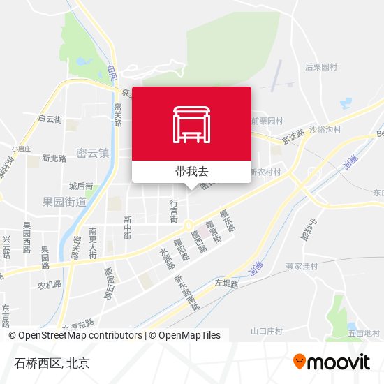 石桥西区地图
