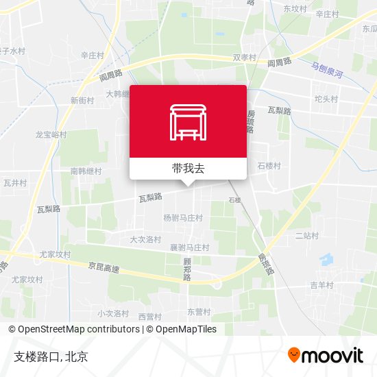 支楼路口地图