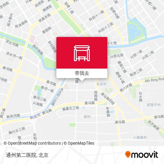 通州第二医院地图