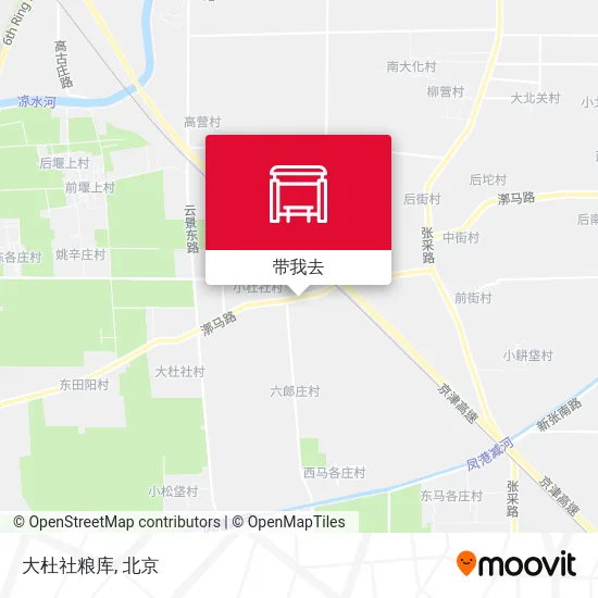 大杜社粮库地图