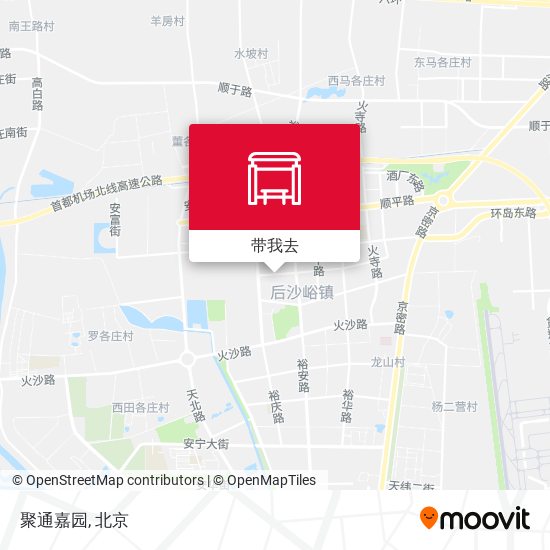 聚通嘉园地图