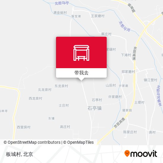 板城村地图