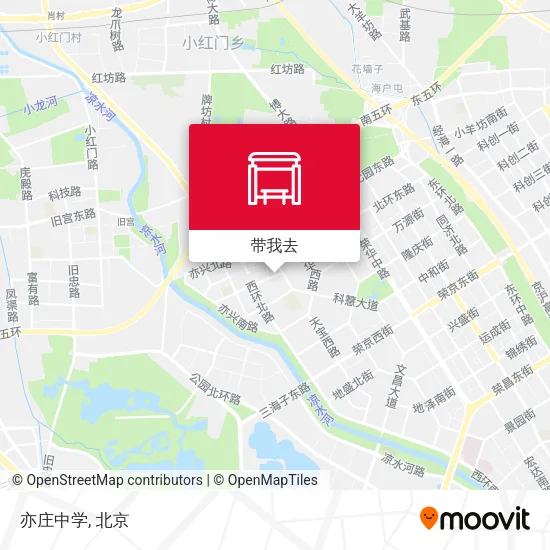 亦庄中学地图