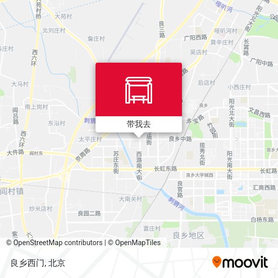 良乡西门地图