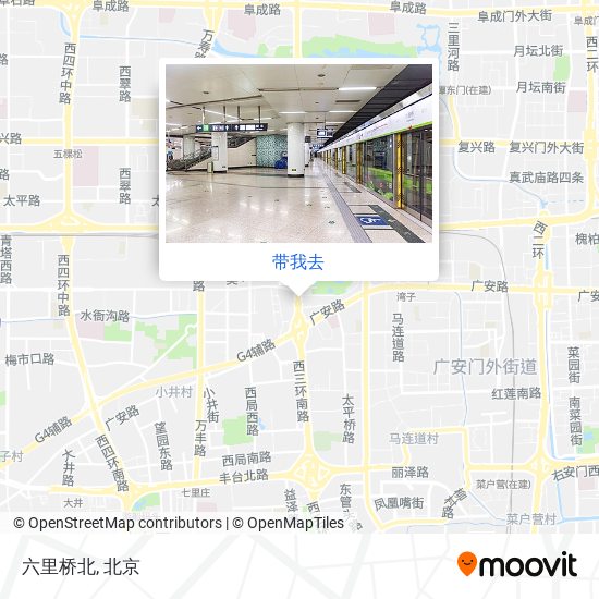 六里桥北地图