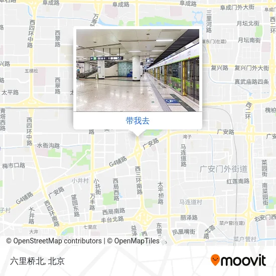 六里桥北地图