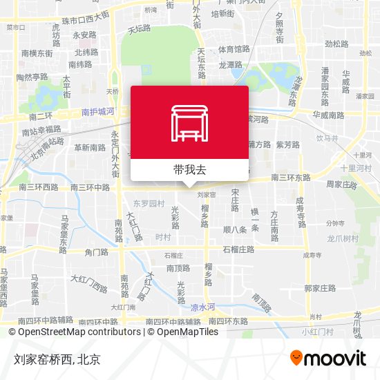 刘家窑桥西地图