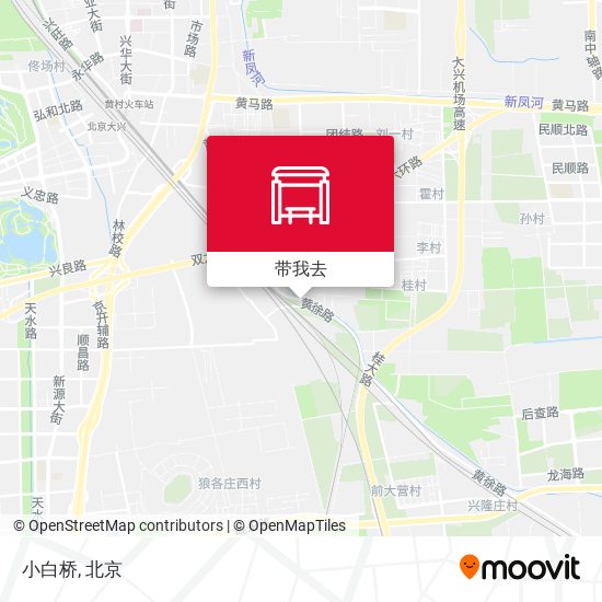 小白桥地图