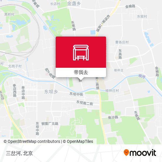 三岔河地图