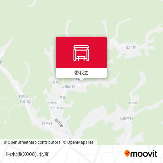 响水湖(X008)地图