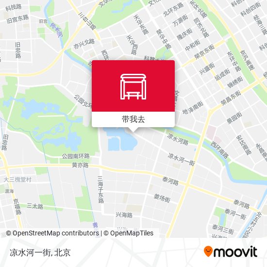 凉水河一街地图
