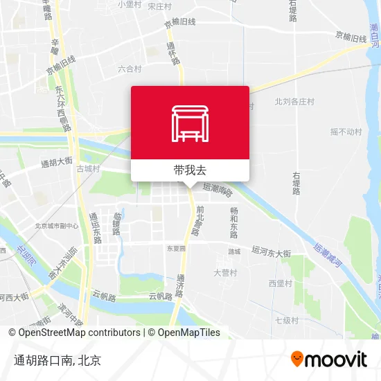 通胡路口南地图