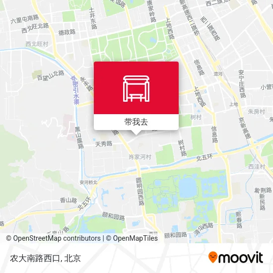 农大南路西口地图