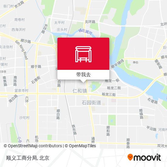 顺义工商分局地图