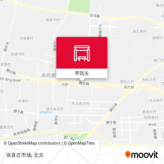 张喜庄市场地图
