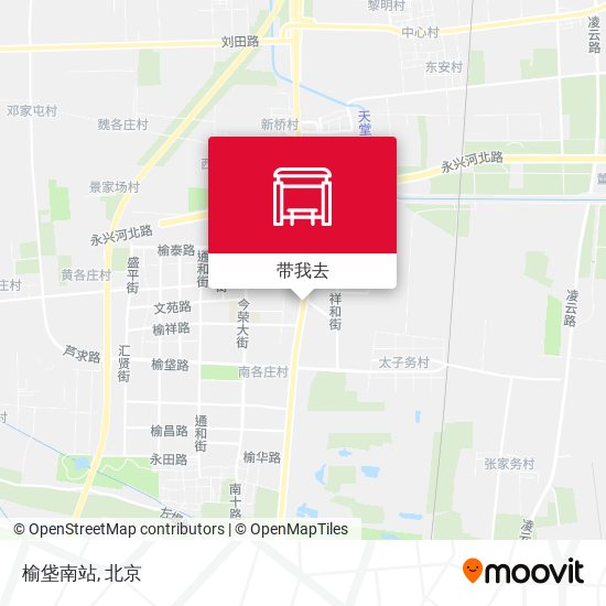 榆垡南站地图