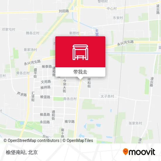 榆垡南站地图