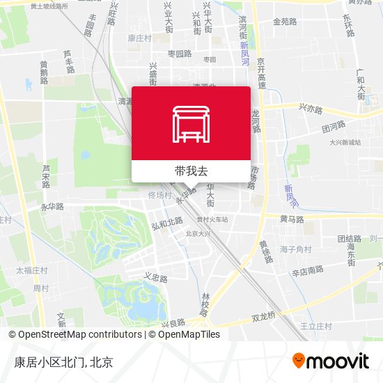 康居小区北门地图