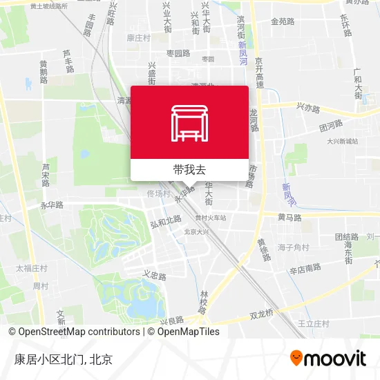 康居小区北门地图