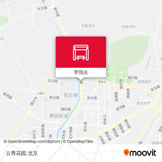 云秀花园地图