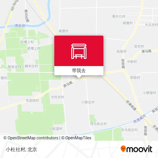 小杜社村地图