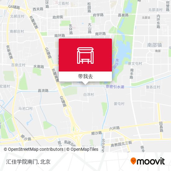 汇佳学院南门地图